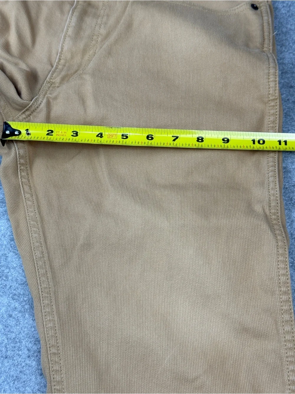 Straight Leg Pants J.Crew Factory Sutton Tan Corded Cotton Mens 32x34